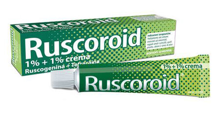 RUSCOROID*crema rettale 40 g 1% + 1% image not present