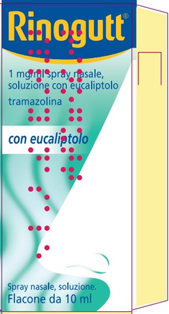 RINOGUTT*spray nasale 10 ml 1 mg/ml con eucaliptolo image not present