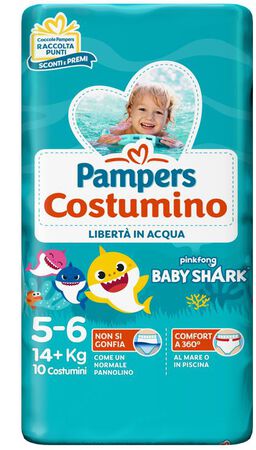 PAMPERS COSTUMINO CP 10 TG 5+ TG 5+ 10 PEZZI image not present