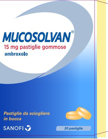 MUCOSOLVAN*20 pastiglie gommose 15 mg image not present