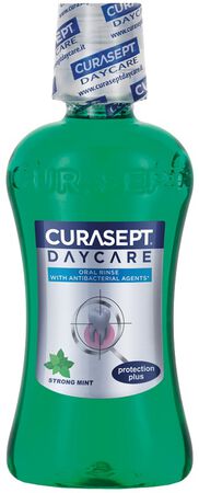 CURASEPT COLLUTORIO DAYCARE PROTECTION PLUS MENTA FORTE 250 ML image not present