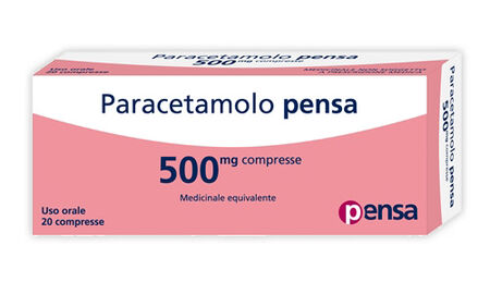 PARACETAMOLO (PENSA)*20 cpr 500 mg image not present