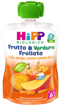 HIPP BIO FRUTTA & VERDURA MELA MANGO CAROTA PATATA DOLCE 90 G image not present