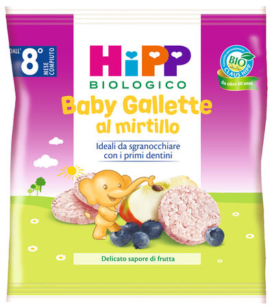 HIPP BABY GALLETTE DI RISO AL MIRTILLO 30 G image not present