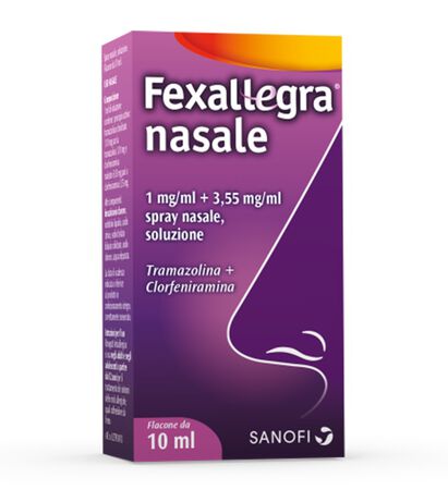 FEXALLEGRA NASALE*spray nasale 10 ml 1 mg/ml + 3,55 mg/ml image not present
