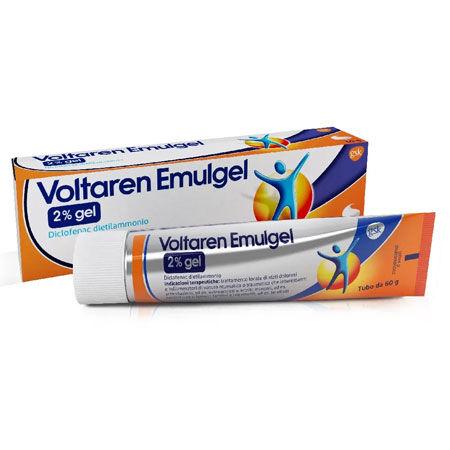 VOLTAREN EMULGEL*gel derm 60 g 2% additivo antibloccaggio masterbatch image not present
