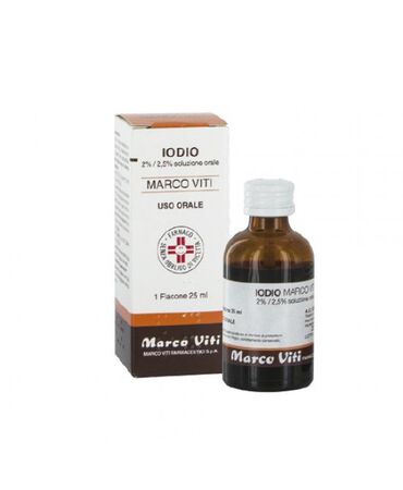 IODIO (MARCO VITI)*orale soluz 20 ml 2% + 2,5% image not present