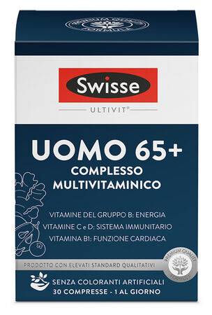 SWISSE UOMO 65+ COMPLESSO MULTIVITAMINICO 30 COMPRESSE image not present