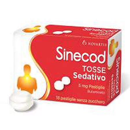 SINECOD TOSSE SEDATIVO*18 pastiglie 5 mg image not present