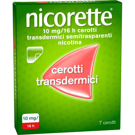NICORETTE*7 cerotti transd 10 mg/16 ore image not present