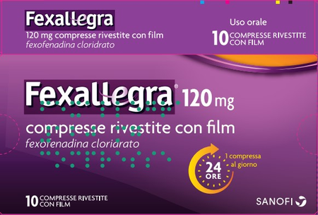 FEXALLEGRA*10 cpr riv 120 mg image not present