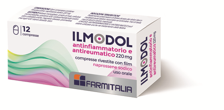 ILMODOL ANTINFIAMMATORIO E ANTIREUMATICO*12 cpr riv 220 mg image not present