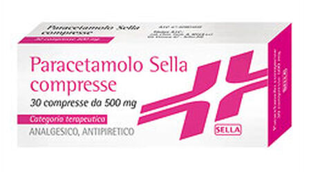 PARACETAMOLO (SELLA)*30 cpr 500 mg image not present