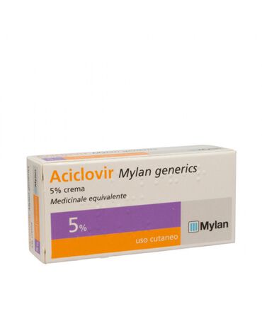 ACICLOVIR (MYLAN GENERICS)*crema derm 3 g 5% image not present