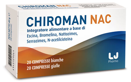 CHIROMAN NAC 20 COMPRESSE BIANCHE + 20 COMPRESSE GIALLE image not present