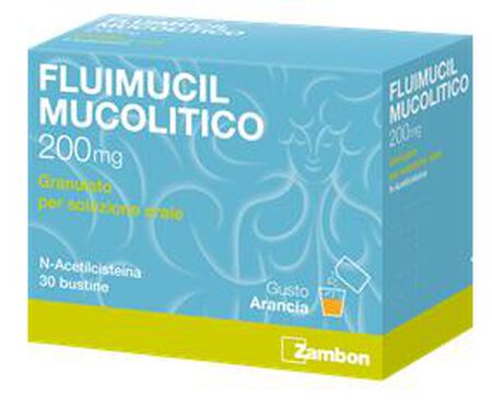 FLUIMUCIL MUCOLITICO*30 bust grat 200 mg image not present