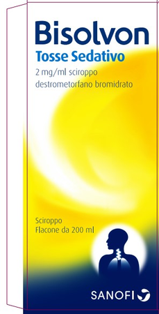 BISOLVON TOSSE SEDATIVO*1 flacone 200 ml 2 mg/ml sciroppo image not present
