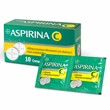 ASPIRINA C*10 cpr eff 400 mg + 240 mg con vitamina C image not present