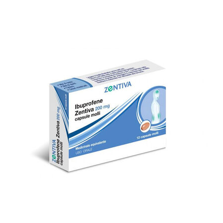 IBUPROFENE (ZENTIVA)*12 cps molli 200 mg image not present