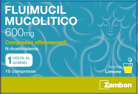 FLUIMUCIL MUCOLITICO*10 cpr eff 600 mg image not present