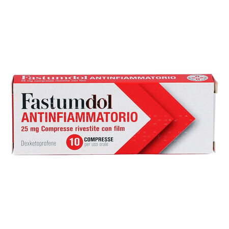 FASTUMDOL ANTINFIAMMATORIO*10 cpr riv 25 mg image not present