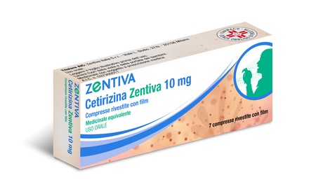CETIRIZINA (ZENTIVA)*7 cpr riv 10 mg image not present