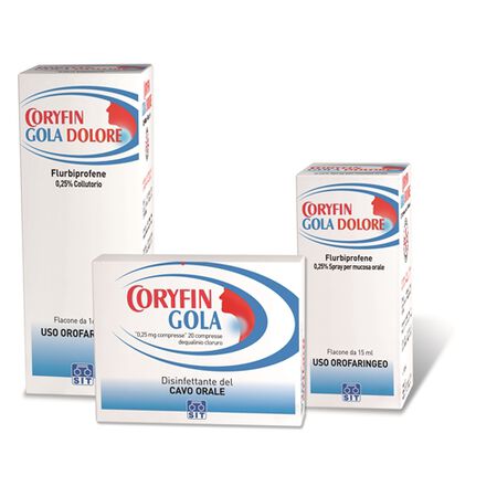 CORYFIN GOLA DOLORE*spray mucosa orale 15 ml 0,25% image not present
