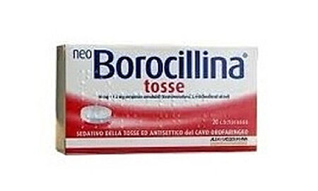 NEOBOROCILLINA TOSSE*20 pastiglie 10 mg + 1,2 mg image number null