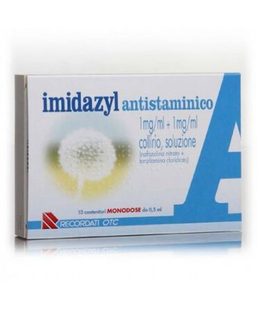 IMIDAZYL ANTISTAMINICO*10 monod collirio 0,5 ml 1 mg/ml + 1 mg/ml image not present