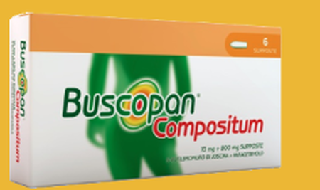 BUSCOPAN COMPOSITUM*6 supp 10 mg + 800 mg image number null