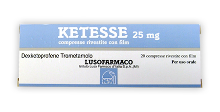 KETESSE*20 cpr riv 25 mg image not present