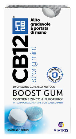 CB12 BOOST 10 CHEWING-GUM ZINCO E FLUORURO NEW FORMULATION image not present