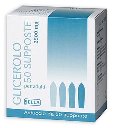 GLICEROLO (SELLA)*AD 50 supp 2.250 mg image not present