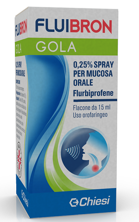 FLUIBRON GOLA*spray mucosa orale 15 ml 0,25% image not present