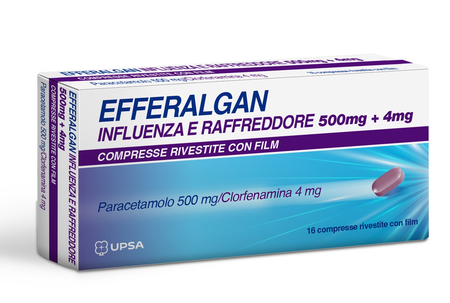 EFFERALGAN INFLUENZA E RAFFREDDORE*16 cpr riv 500 mg + 4 mg image not present