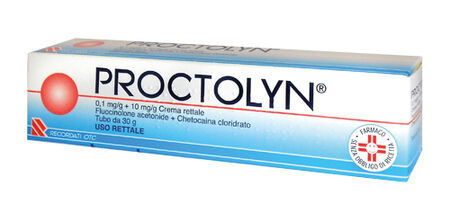 PROCTOLYN*crema rett 30 g 0,1 mg/g + 10 mg/g image not present