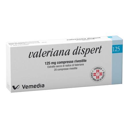 VALERIANA DISPERT*20 cpr riv 125 mg image not present