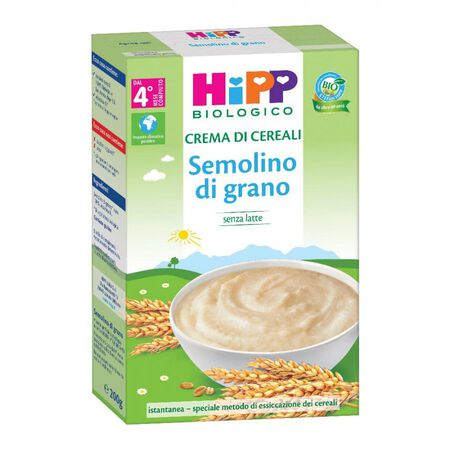HIPP BIO CREMA CEREALI SEMOLINO DI GRANO 200 G image not present