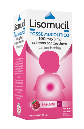 LISOMUCIL TOSSE MUCOLITICO*BB sciroppo 200 ml 100 mg/5 ml con zucchero image not present