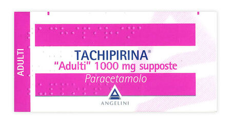 TACHIPIRINA*AD 10 supp 1.000 mg image not present
