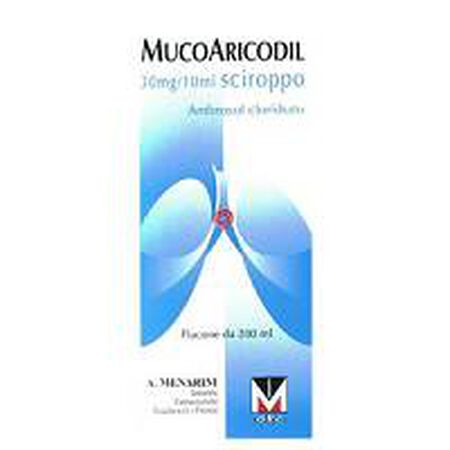 MUCOARICODIL*sciroppo 200 ml 30 mg/10 ml image not present