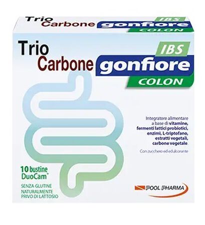 TRIOCARBONE GONFIORE IBS 10 BUSTE DUOCAM DA 2 G + 1,5 G image not present