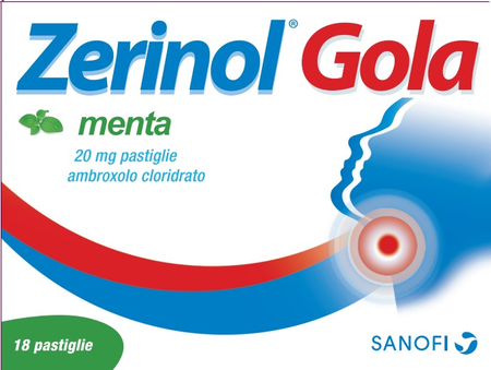 ZERINOL GOLA MENTA*18 pastiglie 20 mg image not present