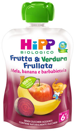 HIPP BIO FRUTTA & VERDURA MELA BANANA BARBABIETOLA 90 G image not present