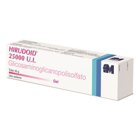 HIRUDOID*gel derm 40 g 0,3% 25.000 Unita' Internazionali image not present