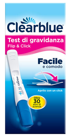 TEST DI GRAVIDANZA CLEARBLUE FLIP & CLICK 1 PEZZO image not present