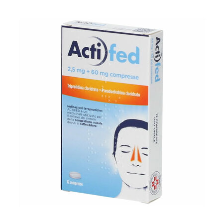 ACTIFED*12 cpr 2,5 mg + 60 mg image not present