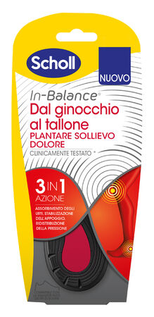 PLANTARE SOLLIEVO DOLORE DA GINOCCHIO A TALLONE SCHOLL IN BALANCE EVERYDAY S image not present