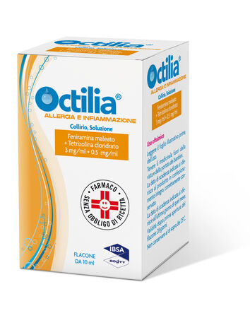 OCTILIA ALLERGIA E INFIAMMAZIONE*1 flacone multidose 10 ml 3 mg/ml + 0,5 mg/ml image not present