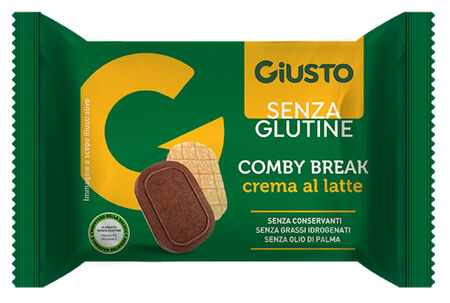 GIUSTO SENZA GLUTINE COMBY BREAK CREMA LATTE 26 G image not present